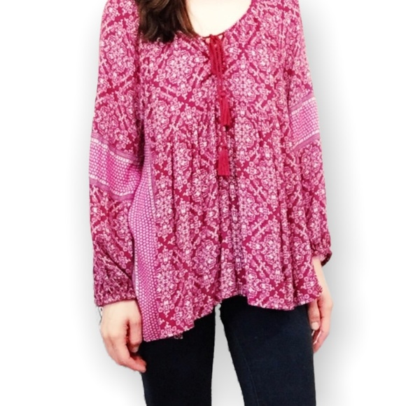 American Eagle Blouse Top - Size M - Picture 3 of 11